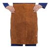 Lava Brown™ split cowleather welding waist apron, 60 cm long and 60 cm wide type 44-7124